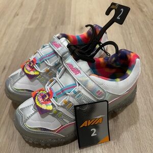 Avia Light-Up Silver Rainbow Sneakers
